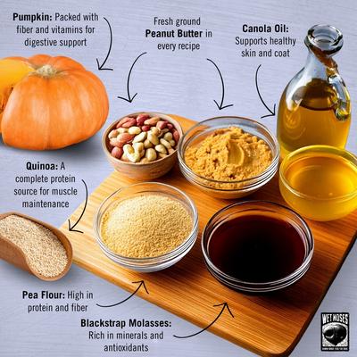 Show full view: Wet Noses Grain-Free Pumpkin & Quinoa Flavor Dog Treats, 5-lb box slide 7 of 10