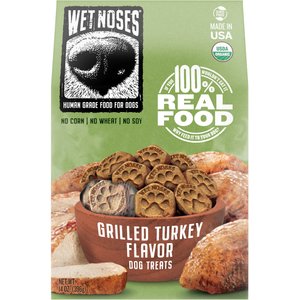 Wet Noses Human Grade Grilled Turkey Crunchy Dog Treats, 14-oz box