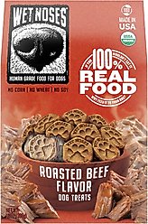 Wet Noses Roasted Beef Crunchy Dog Treats, 14-oz box