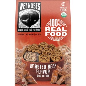Wet Noses Human Grade Roasted Beef Crunchy Dog Treats, 14-oz box