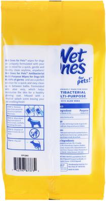 Show full view: Wet Ones Anti Bacterial Multi-Purpose Tropical Splash Scent Dog Wipes, 100 count slide 2 of 3