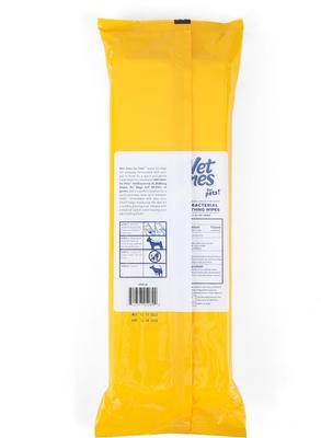 Show full view: Wet Ones Antibacterial X-Large Tropical Splash Dog Grooming Wipes, 10 count, case of 3 slide 2 of 4