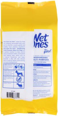 Show full view: Wet Ones Deodorizing Multi-Purpose Tropical Splash Scent Dog Wipes, 100 count slide 2 of 3