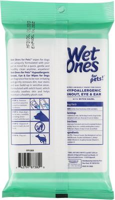 Show full view: Wet Ones Face Dog Wipes, 30 count slide 2 of 5