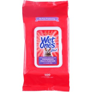 Wet Ones Freshing Multi-Purpose Fresh Scent Cat Wipes, 100 count