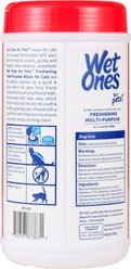 Wet Ones Freshing Multi-Purpose Fresh Scent Cat Wipes, 50 count slide 2 of 3