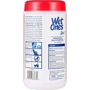 Wet Ones Freshing Multi-Purpose Fresh Scent Cat Wipes, 50 count