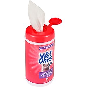 Wet Ones Freshing Multi-Purpose Fresh Scent Cat Wipes, 50 count