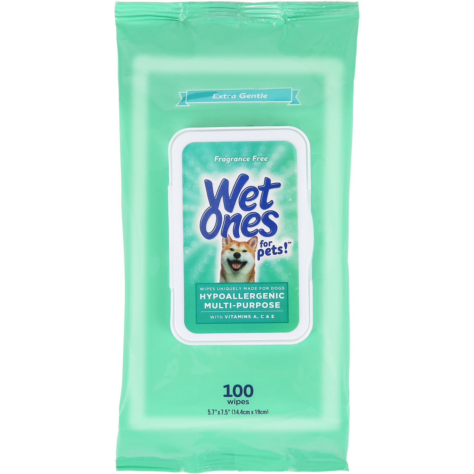 Wet Ones Hypoallergenic Multi-Purpose Dog Wipes, 100 count