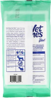 Show full view: Wet Ones Hypoallergenic Multi-Purpose Dog Wipes, 100 count slide 3 of 5