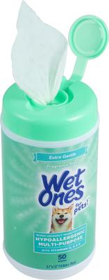 Show full view: Wet Ones Hypoallergenic Multi-Purpose Dog Wipes, 50 count slide 3 of 3