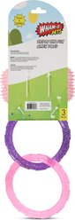 Wham-O Bone & 2 Ring Chew Dog Toy, Pink slide 2 of 5