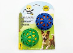 Wham-O Superball Geo Bounce Ball Dog Toy, 2 count