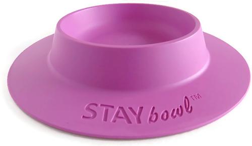 Show full view: Wheeky Pets STAYbowl Small Pet Tip-Proof Bowl, Large, Lilac slide 1 of 10