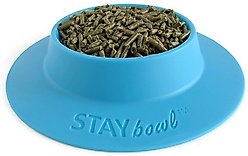 Wheeky Pets STAYbowl Small Pet Tip-Proof Bowl, Large, Sky Blue slide 2 of 7
