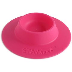 Wheeky Pets STAYbowl Small Pet Tip-Proof Bowl, Small, Fuchsia