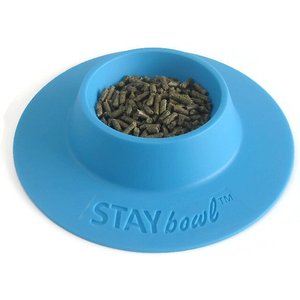 Wheeky Pets STAYbowl Small Pet Tip-Proof Bowl, Small, Sky Blue
