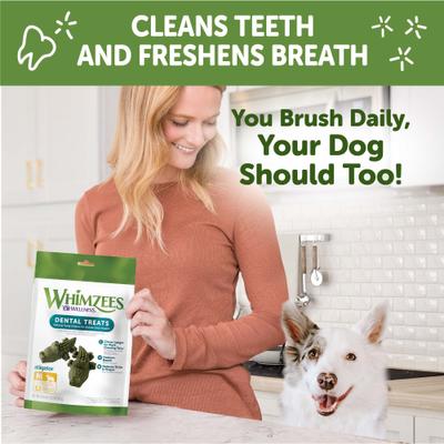 Show full view: WHIMZEES by Wellness Alligator Dental Chews Natural Grain-Free Dental Dog Treats, Medium, 12 count slide 6 of 12