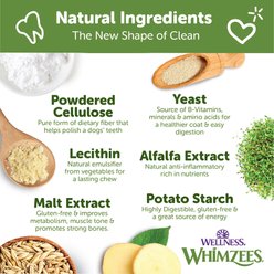 WHIMZEES by Wellness Brushzees Dental Chews Natural Grain-Free Dental Dog Treats, Medium, 12 count slide 2 of 8