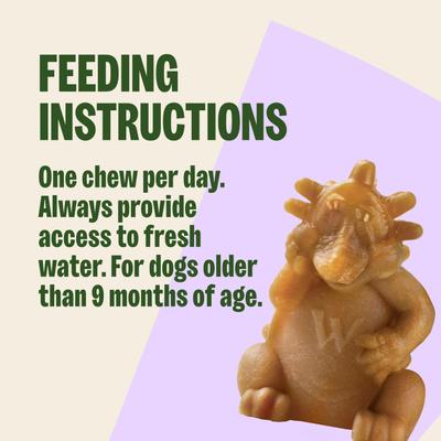 Show full view: WHIMZEES by Wellness Hedgehog Dental Chews Natural Grain-Free Dental Dog Treats, Large, 6 count slide 9 of 11