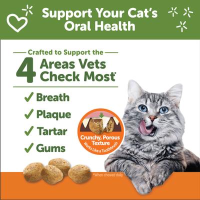 Show full view: WHIMZEES by Wellness Natural Chicken Dental Cat Treats, 2-oz bag slide 3 of 12