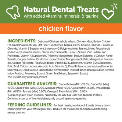 Show full view: WHIMZEES by Wellness Natural Chicken Dental Cat Treats, 2-oz bag slide 9 of 12