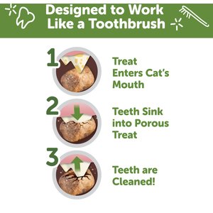 WHIMZEES by Wellness Natural Chicken & Salmon Dental Cat Treats, 4.5-oz bag