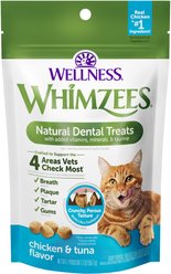 WHIMZEES by Wellness Natural Chicken & Tuna Dental Cat Treats, 2-oz bag