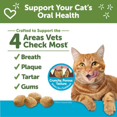 Show full view: WHIMZEES by Wellness Natural Chicken & Tuna Dental Cat Treats, 4.5-oz bag slide 3 of 12