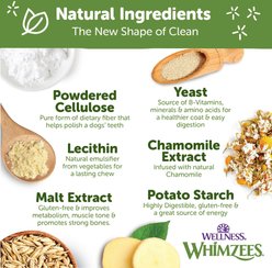WHIMZEES by Wellness Occupy Antler Dental Chews Natural Grain-Free Dental Dog Treats, Large, 6 count slide 2 of 8