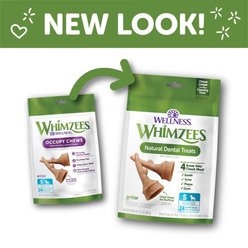 WHIMZEES by Wellness Occupy Antler Dental Chews Natural Grain-Free Dental Dog Treats, Small, 24 count slide 2 of 9