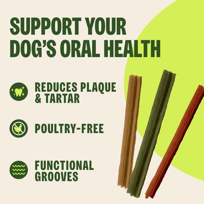 Show full view: WHIMZEES by Wellness Stix Dental Chews Natural Grain-Free Dental Dog Treats, Small, 28 count slide 5 of 11