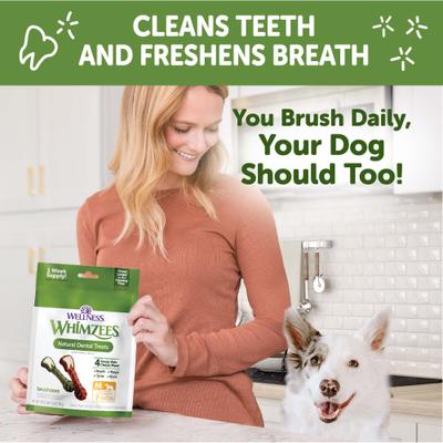 Show full view: WHIMZEES by Wellness Variety Box Dental Chews Natural Grain-Free Dental Dog Treats, Medium, 28 count slide 7 of 13