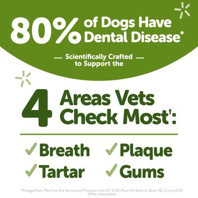 Show full view: WHIMZEES Freshzees Medium Dental Dog Treats, 14.81-oz bag, 14 count slide 4 of 13