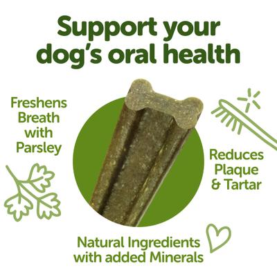 Show full view: WHIMZEES Freshzees Small Dental Dog Treats, 14.81-oz bag, 28 count slide 5 of 13