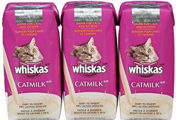 Whiskas Cat Milk Liquid Milk Supplement for Cats, 6.75-fl oz carton, 3-pack