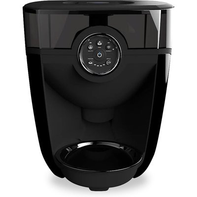 Whisker Whisker Feeder-Robot Smoke Hopper Dog & Cat Feeder, Black, 32-cup