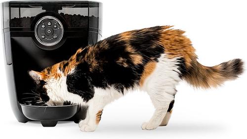 Show full view: Whisker Feeder-Robot Smoke Hopper Dog & Cat Feeder, Black, 32-cup slide 2 of 8