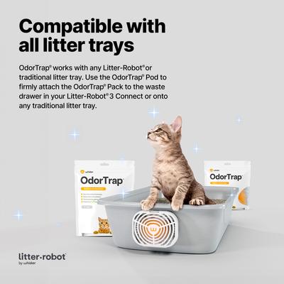 Show full view: Whisker OdorTrap Cat Litter Box Filter, 12 count slide 7 of 9
