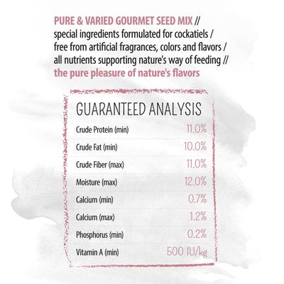 Show full view: White Mill PURE Cockatiel Food, 4.4-lb bag slide 2 of 6