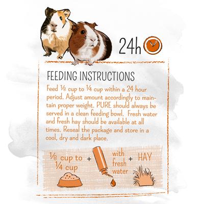 Show full view: White Mill PURE Guinea Pig Food, 5.5-lb bag, bundle of 2 slide 5 of 8