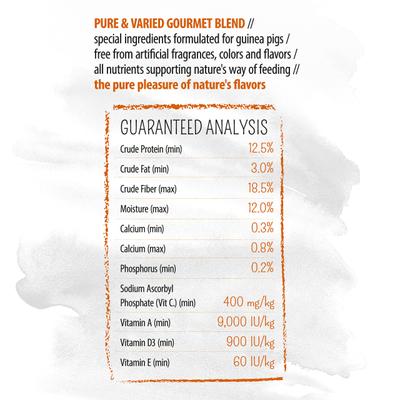 Show full view: White Mill PURE Guinea Pig Food, 5.5-lb bag slide 3 of 9