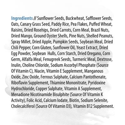 Show full view: White Mill PURE Parrot Food, 4.4-lb bag slide 5 of 7