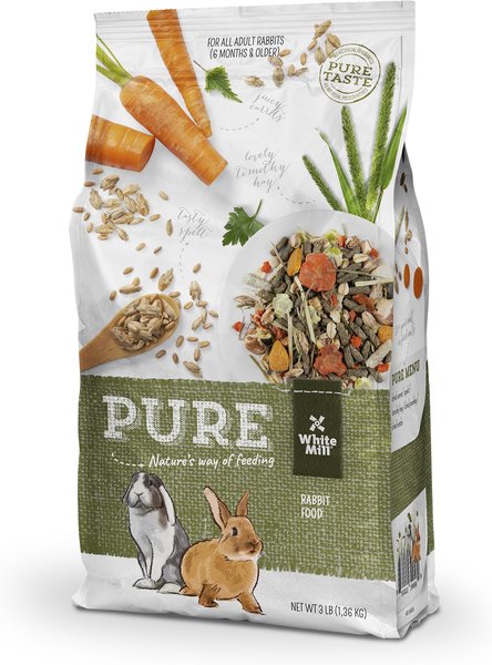 White Mill PURE Rabbit Food, 4.4-lb bag