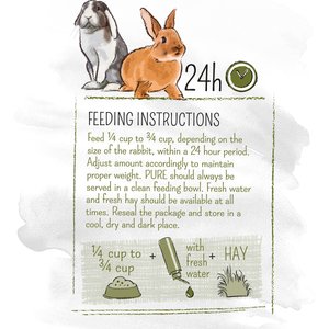 White Mill PURE Rabbit Food, 4.4-lb bag