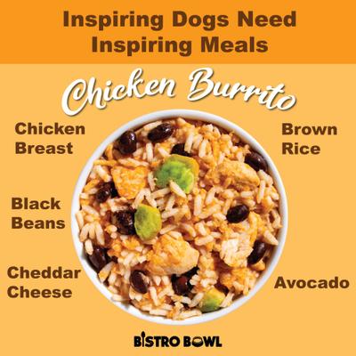 Show full view: Whole Life Bistro Bowls Chicken Burrito Flavored Dog Food Topper, 16-oz bag slide 4 of 9
