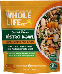 Whole Life Bistro Bowls Tuscan Flavored Dog Food Topper, 16-oz bag