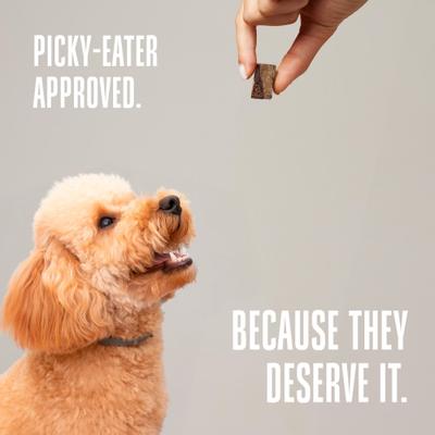 Show full view: Whole Life Just One Ingredient Pure Beef Liver Freeze-Dried Dog Treats, 10-oz bag slide 8 of 12