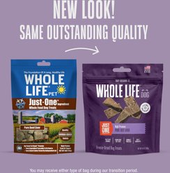 Whole Life Just One Ingredient Pure Beef Liver Freeze-Dried Dog Treats, 18-oz bag slide 2 of 8
