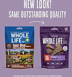 Whole Life Just One Ingredient Pure Beef Liver Freeze-Dried Dog Treats, 4-oz bag slide 2 of 8